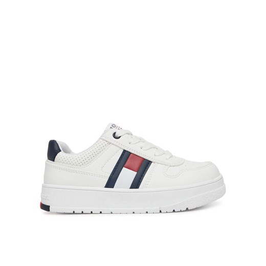 Tommy Hilfiger Sneakersy Flag Low Cut Velcro Sneaker T3X9-33859-1355 M Biały ze sklepu MODIVO w kategorii Buty sportowe dziecięce - zdjęcie 182633413