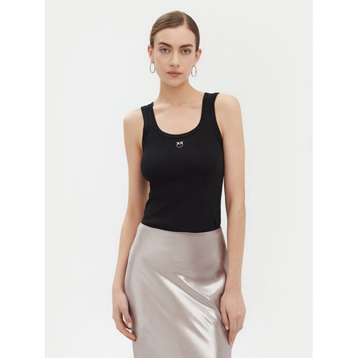 PINKO Top 100807 A2C1 Czarny Regular Fit ze sklepu MODIVO w kategorii Bluzki damskie - zdjęcie 182633462
