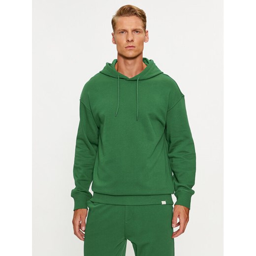United Colors Of Benetton Bluza 3J68U2001 Zielony Regular Fit ze sklepu MODIVO w kategorii Bluzy męskie - zdjęcie 182633504