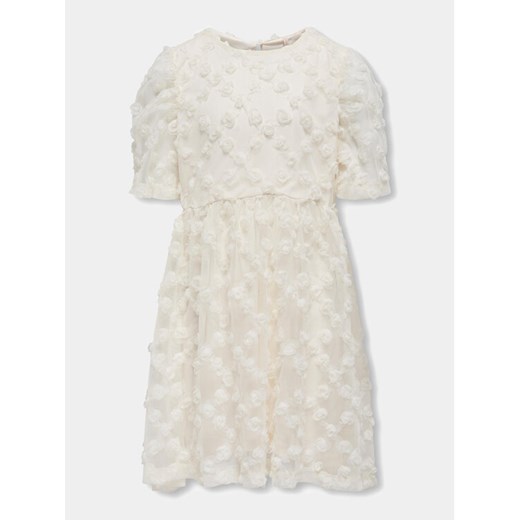 Kids ONLY Sukienka elegancka Rosita 15320277 Biały Regular Fit 122_128 MODIVO