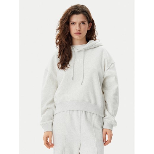 Gap Bluza 523563-15 Szary Relaxed Fit ze sklepu MODIVO w kategorii Bluzy damskie - zdjęcie 182633590