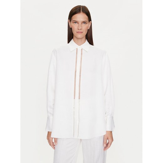 Boss Koszula Beina 50514716 Biały Relaxed Fit ze sklepu MODIVO w kategorii Koszule damskie - zdjęcie 182633592