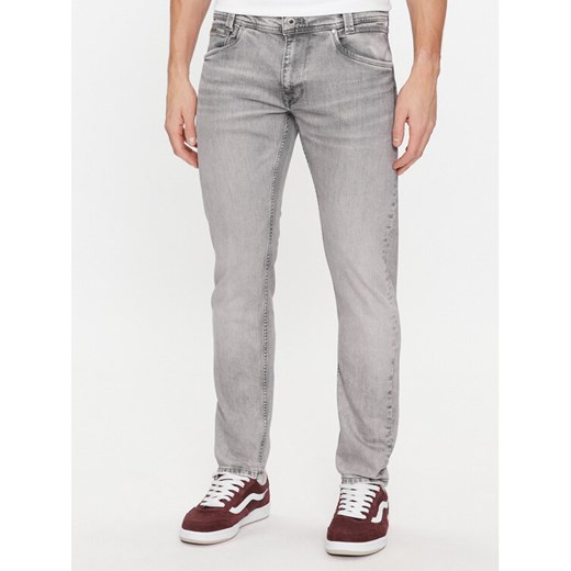 Pepe Jeans Jeansy PM207391 Szary Tapered Fit ze sklepu MODIVO w kategorii Jeansy męskie - zdjęcie 182633600