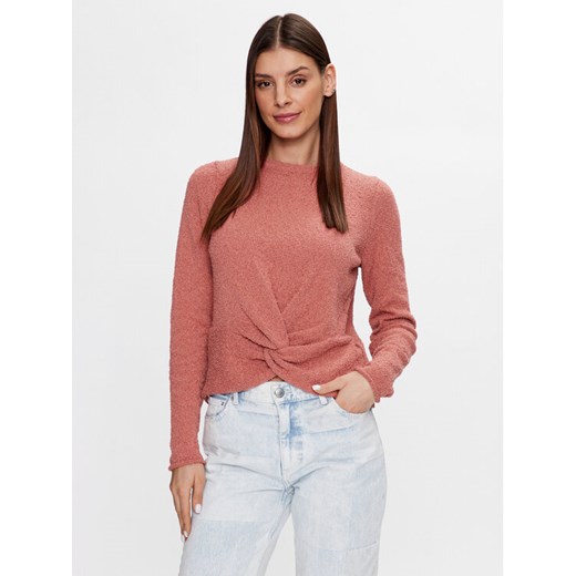 Mustang Sweter Carla 1013602 Różowy Regular Fit ze sklepu MODIVO w kategorii Swetry damskie - zdjęcie 182633612