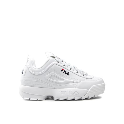 Fila Sneakersy Disruptor Teens FFT0029.10004 Biały ze sklepu MODIVO w kategorii Buty sportowe damskie - zdjęcie 182633613