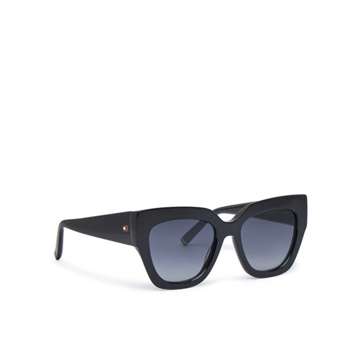 Tommy Hilfiger Okulary przeciwsłoneczne 2223/S 207863 Czarny ze sklepu MODIVO w kategorii Okulary przeciwsłoneczne damskie - zdjęcie 182633623