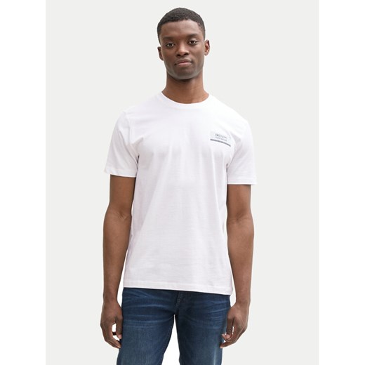 Tom Tailor Denim T-Shirt 1043491 Biały Regular Fit ze sklepu MODIVO w kategorii T-shirty męskie - zdjęcie 182633671