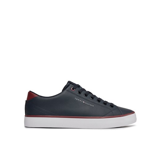 Tommy Hilfiger Sneakersy Th Hi Vulc Core Low Leather FM0FM05041 Granatowy ze sklepu MODIVO w kategorii Trampki męskie - zdjęcie 182633680
