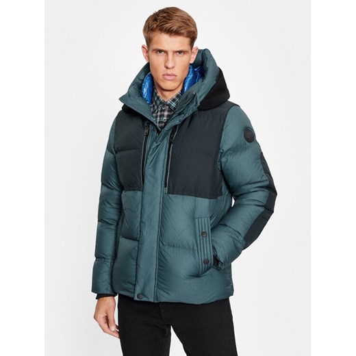 Woolrich Kurtka puchowa Expedition CFWOOU0780MRUT3516 Granatowy Regular Fit ze sklepu MODIVO w kategorii Kurtki męskie - zdjęcie 182633700