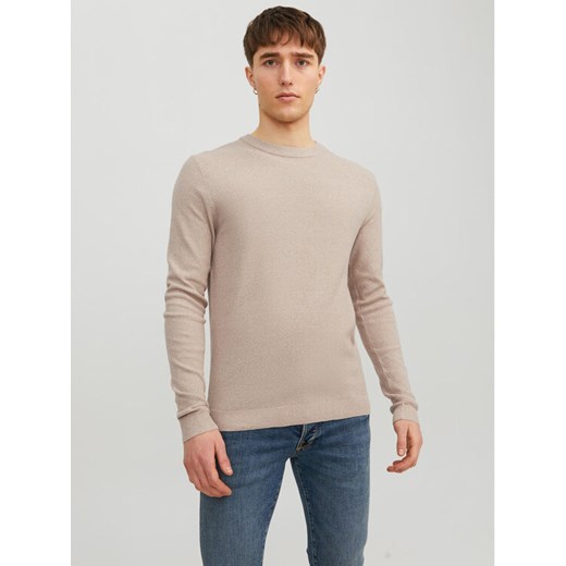Jack&Jones Sweter Marcus 12236766 Beżowy Regular Fit ze sklepu MODIVO w kategorii Swetry męskie - zdjęcie 182633702