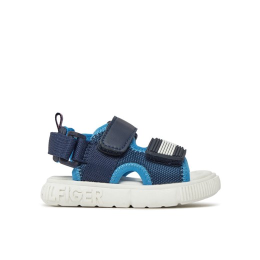 Tommy Hilfiger Sandały Velcro Sandal T1B2-33420-1591 M Granatowy ze sklepu MODIVO w kategorii Sandały dziecięce - zdjęcie 182633724