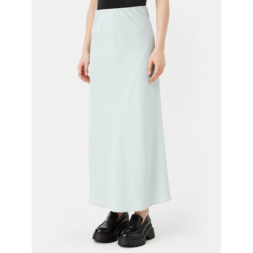 Pieces Spódnica midi Franan 17116541 Błękitny Regular Fit ze sklepu MODIVO w kategorii Spódnice - zdjęcie 182633731