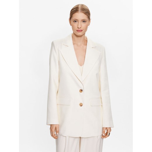 MVP Wardrobe Marynarka MVPE3GI021.0TE0138 Écru Regular Fit ze sklepu MODIVO w kategorii Marynarki damskie - zdjęcie 182633734