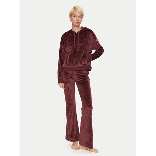 DKNY Piżama YI80034 Bordowy Relaxed Fit ze sklepu MODIVO w kategorii Piżamy damskie - zdjęcie 182633762
