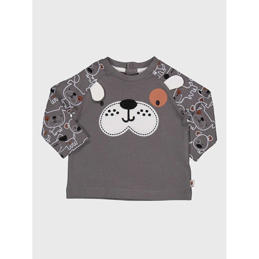 Birba Trybeyond Bluzka 999 54018 00 Szary Regular Fit ze sklepu MODIVO w kategorii T-shirty chłopięce - zdjęcie 182633822