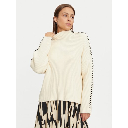 ONLY Golf Queenie 15330680 Beżowy Loose Fit ze sklepu MODIVO w kategorii Swetry damskie - zdjęcie 182633881