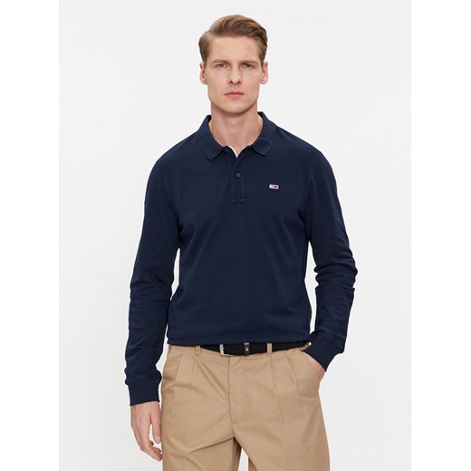 Tommy Jeans Polo DM0DM18309 Granatowy Regular Fit ze sklepu MODIVO w kategorii T-shirty męskie - zdjęcie 182633891