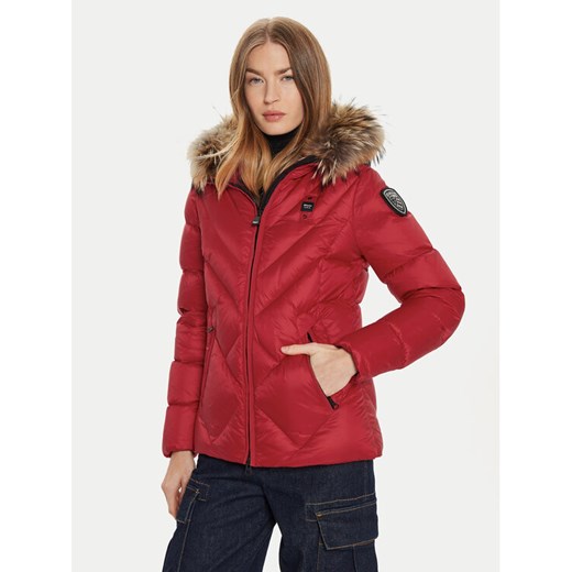Blauer Kurtka puchowa 24WBLDC03051 Czerwony Regular Fit ze sklepu MODIVO w kategorii Kurtki damskie - zdjęcie 182633922
