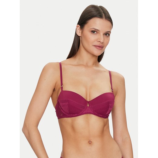 Calvin Klein Underwear Biustonosz balkonetka 000QF7543E Fioletowy ze sklepu MODIVO w kategorii Biustonosze - zdjęcie 182633950