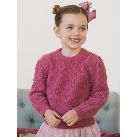 Abel & Lula Sweter 5823 Różowy Regular Fit ze sklepu MODIVO w kategorii Swetry dziewczęce - zdjęcie 182633983