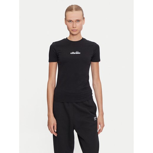 Ellesse T-Shirt SGP16458 Czarny Regular Fit ze sklepu MODIVO w kategorii Bluzki damskie - zdjęcie 182634051