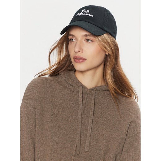 Polo Ralph Lauren Czapka z daszkiem 211954882001 Czarny ze sklepu MODIVO w kategorii Czapki z daszkiem damskie - zdjęcie 182634072