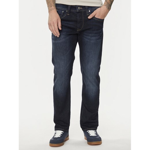 Pepe Jeans Jeansy Cash PM206318 Granatowy Regular Fit ze sklepu MODIVO w kategorii Jeansy męskie - zdjęcie 182634112