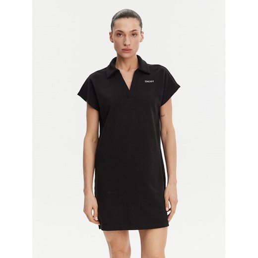 DKNY Sukienka codzienna DP5D4890 Czarny Regular Fit ze sklepu MODIVO w kategorii Sukienki - zdjęcie 182634124