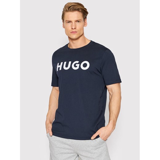 Hugo T-Shirt Dulivio 50467556 Granatowy Regular Fit ze sklepu MODIVO w kategorii T-shirty męskie - zdjęcie 182634130