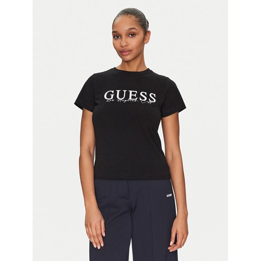 Guess T-Shirt V5GI15 J1314 Czarny Slim Fit ze sklepu MODIVO w kategorii Bluzki damskie - zdjęcie 182634132
