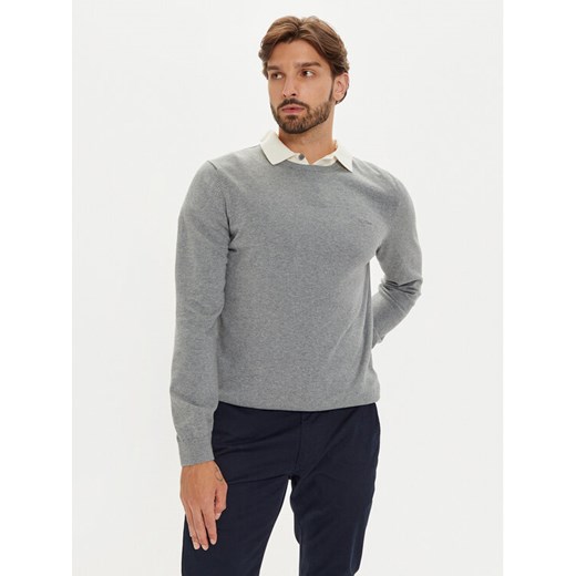 s.Oliver Sweter 2143173 Szary Regular Fit ze sklepu MODIVO w kategorii Swetry męskie - zdjęcie 182634142