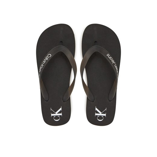 Calvin Klein Jeans Japonki Beach Sandal Flatform Tpu YW0YW01830 Czarny ze sklepu MODIVO w kategorii Klapki damskie - zdjęcie 182634173