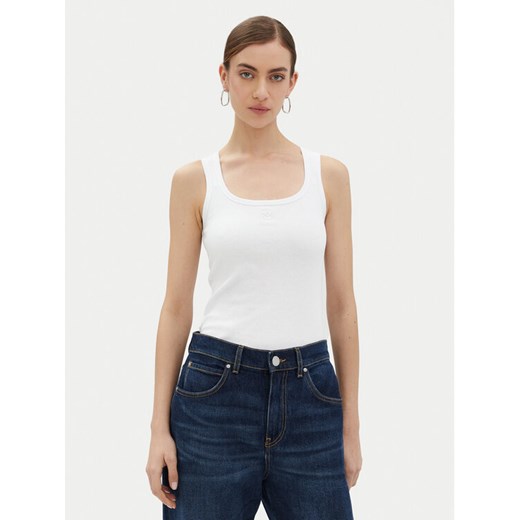 PINKO Top 100807 A2C1 Biały Regular Fit ze sklepu MODIVO w kategorii Bluzki damskie - zdjęcie 182634201