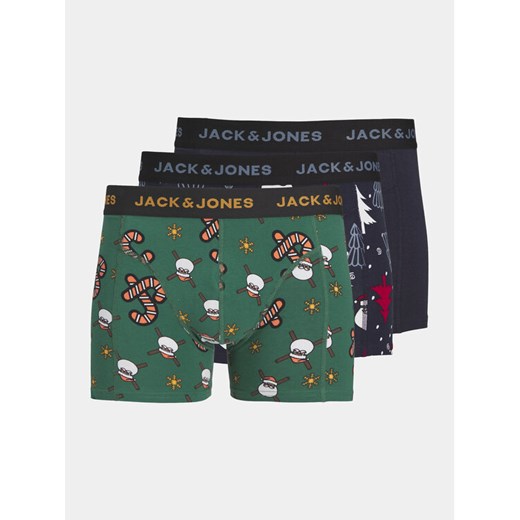 Jack&Jones Komplet 3 par bokserek 12246308 Kolorowy ze sklepu MODIVO w kategorii Majtki męskie - zdjęcie 182634202