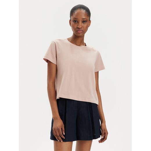 Sisley T-Shirt 3I1XL101S Różowy Boxy Fit Sisley L MODIVO