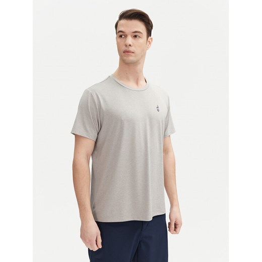 Aulp T-Shirt Tommy Szary Regular Fit ze sklepu MODIVO w kategorii T-shirty męskie - zdjęcie 182634261