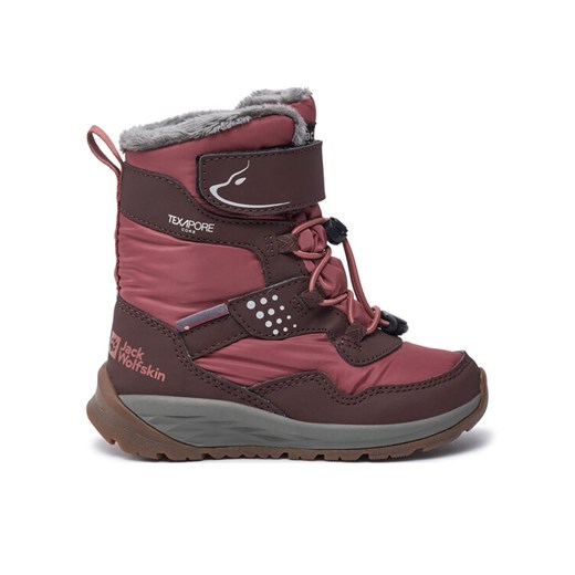 Jack Wolfskin Śniegowce Polar Bear-G Texapore High Vc K A62143 Brązowy ze sklepu MODIVO w kategorii Buty zimowe dziecięce - zdjęcie 182634262