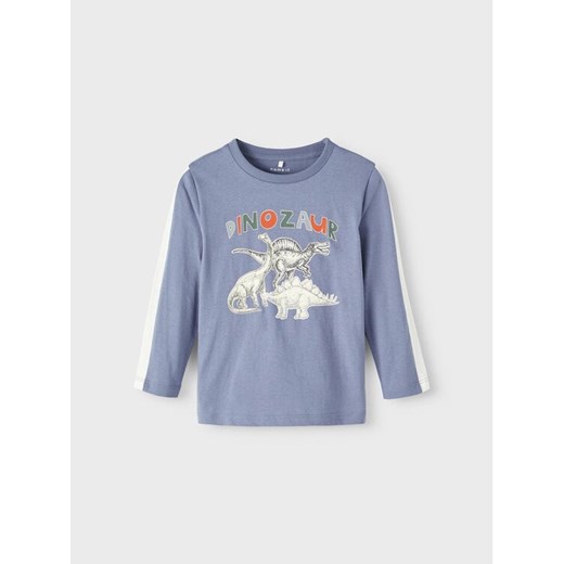 NAME IT Bluzka 13213233 Niebieski Regular Fit ze sklepu MODIVO w kategorii T-shirty chłopięce - zdjęcie 182634291