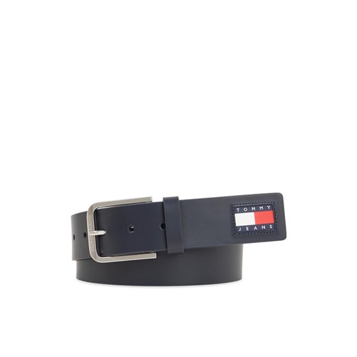 Tommy Jeans Pasek Męski Tjm Adj. Leather 4.0 AM0AM12339 Granatowy ze sklepu MODIVO w kategorii Paski męskie - zdjęcie 182634293