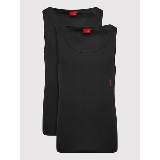Hugo Komplet 2 tank topów 50469778 Czarny Slim Fit ze sklepu MODIVO w kategorii Podkoszulki męskie - zdjęcie 182634313