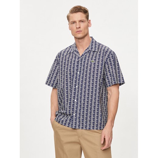 Lacoste Koszula CH8792 Brązowy Regular Fit ze sklepu MODIVO w kategorii Koszule męskie - zdjęcie 182634322