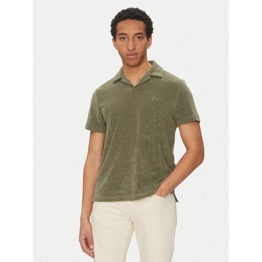 Tommy Hilfiger Polo MW0MW38479 Zielony Regular Fit ze sklepu MODIVO w kategorii T-shirty męskie - zdjęcie 182634323