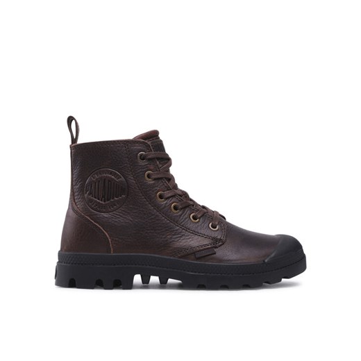 Palladium Trapery Pampa Zip Lth Ess 76888-248-M Brązowy ze sklepu MODIVO w kategorii Workery damskie - zdjęcie 182634393