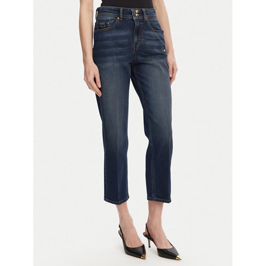 Versace Jeans Couture Jeansy 78HAB5T0 DW009VF1 Granatowy Regular Fit ze sklepu MODIVO w kategorii Jeansy damskie - zdjęcie 182634424