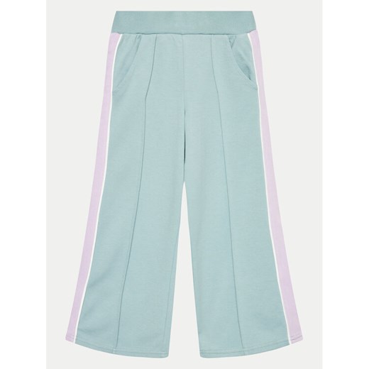 United Colors Of Benetton Spodnie dresowe 330SCF05B Błękitny Wide Leg ze sklepu MODIVO w kategorii Spodnie dziewczęce - zdjęcie 182634473