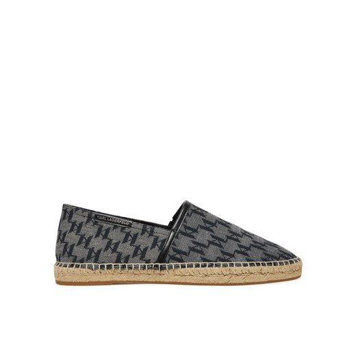 KARL LAGERFELD Espadryle KL70125 Czarny ze sklepu MODIVO w kategorii Espadryle męskie - zdjęcie 182634510