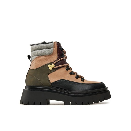 Pepe Jeans Botki PLS50526 Beżowy ze sklepu MODIVO w kategorii Botki - zdjęcie 182634614
