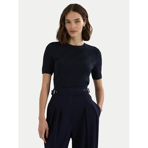 Lauren Ralph Lauren Sweter 200909156004 Granatowy Regular Fit ze sklepu MODIVO w kategorii Swetry damskie - zdjęcie 182634671