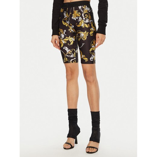 Versace Jeans Couture Kolarki 78HAC106 Czarny Slim Fit ze sklepu MODIVO w kategorii Szorty - zdjęcie 182634693