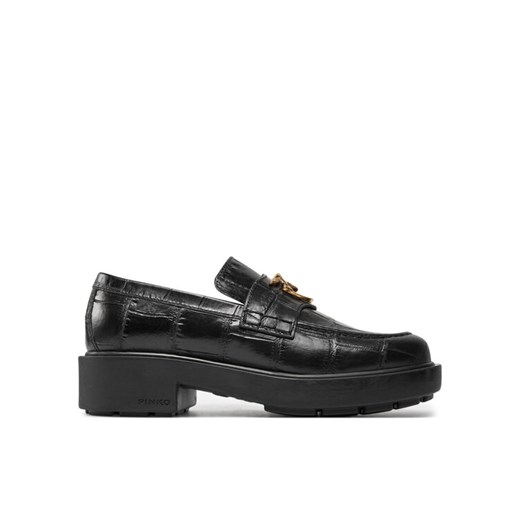 PINKO Loafersy Tina 01 SD0001P059 Czarny ze sklepu MODIVO w kategorii Lordsy damskie - zdjęcie 182634721